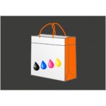 Shopping bag with 4 colour print