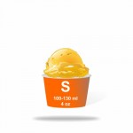 Bicchiere di carta "S" per gelato, personalizzata