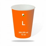 Paper cup "L" double-wall, with custom printing